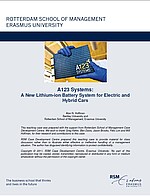 A123 Systems: A New Lithium-ion Battery System for Electric and Hybrid Cars cover
