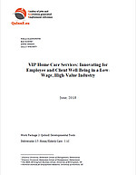 VIP Home Care Services: Innovating for Employee and Client Well-Being in a Low-Wage, High-Value Industry cover