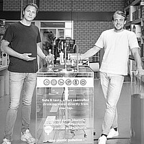 Marc van Zuylen and Marnix Stokvis, co-founders of Aquablu