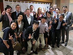 Dean Steef van de Velde presenting during his visit to Japan