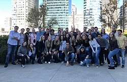 RSM bachelor students meet up with San Francisco alumni during their 2018 study trip