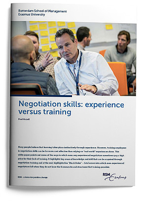 Negation Skills: Experience versus Training white paper