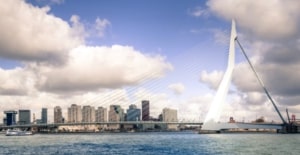 Erasmus Bridge in Rotterdam