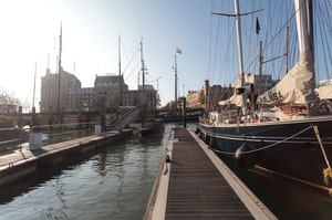 Old port of Rotterdam