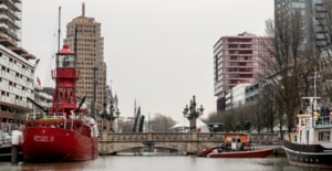 A bridge in Rotterdam