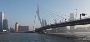 Erasmus Bridge in Rotterdam