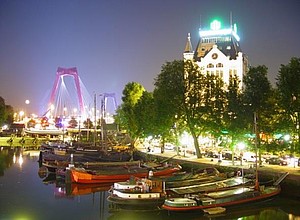 Photo from Rotterdam at night