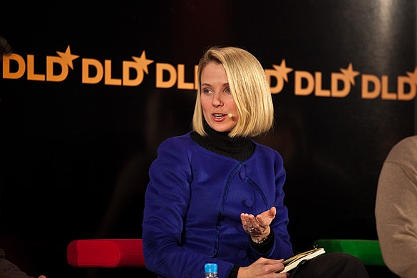 I want to thank Marissa Mayer