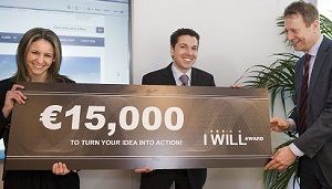 Winner of €15,000 I WILL Award ‘will help people to help people'