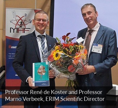 René de Koster’s 20 years of full professorship celebrated with book