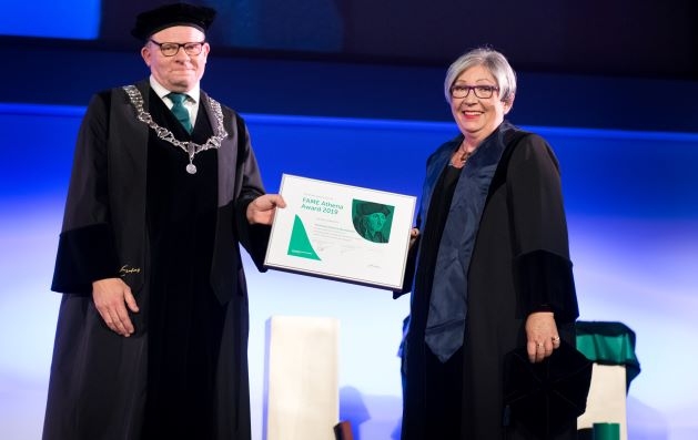 ECWO’s Dianne Bevelander receives 2019 FAME Athena Award