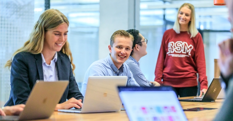 New student representatives in RSM Faculty Council