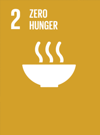 SDG 2 Zero Hunger sign
