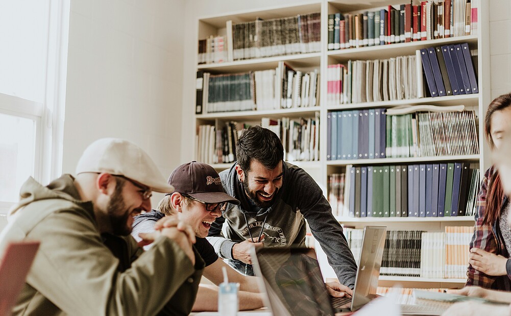 Group of people working together