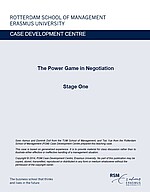 The Power Game in Negotiation (Stage 1) cover