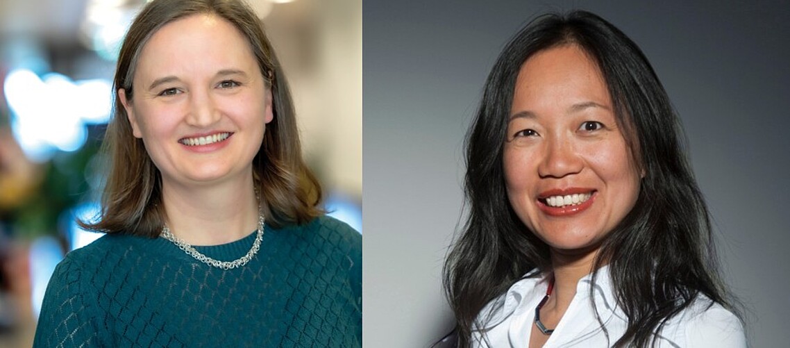 From left to right: Prof. Inga Hoever, Dean of Research; Tao Yue, CDC Managing Editor