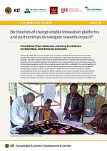 Do theories of change enable innovation platforms? cover
