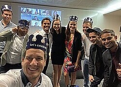 Norway alumni chapter at the RSM24 50th anniversary party