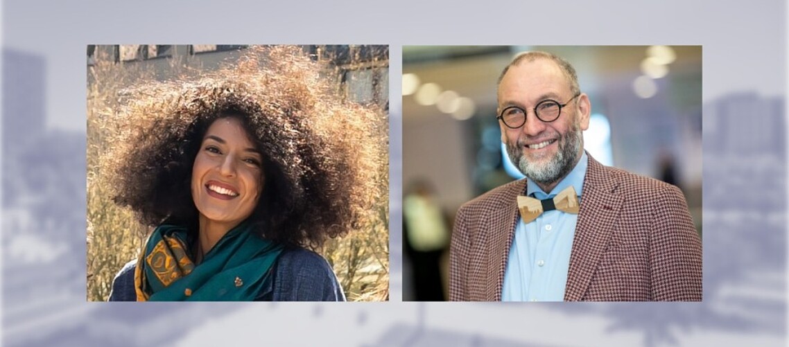 Dr Malika Ouacha and Professor Lucas Meijs