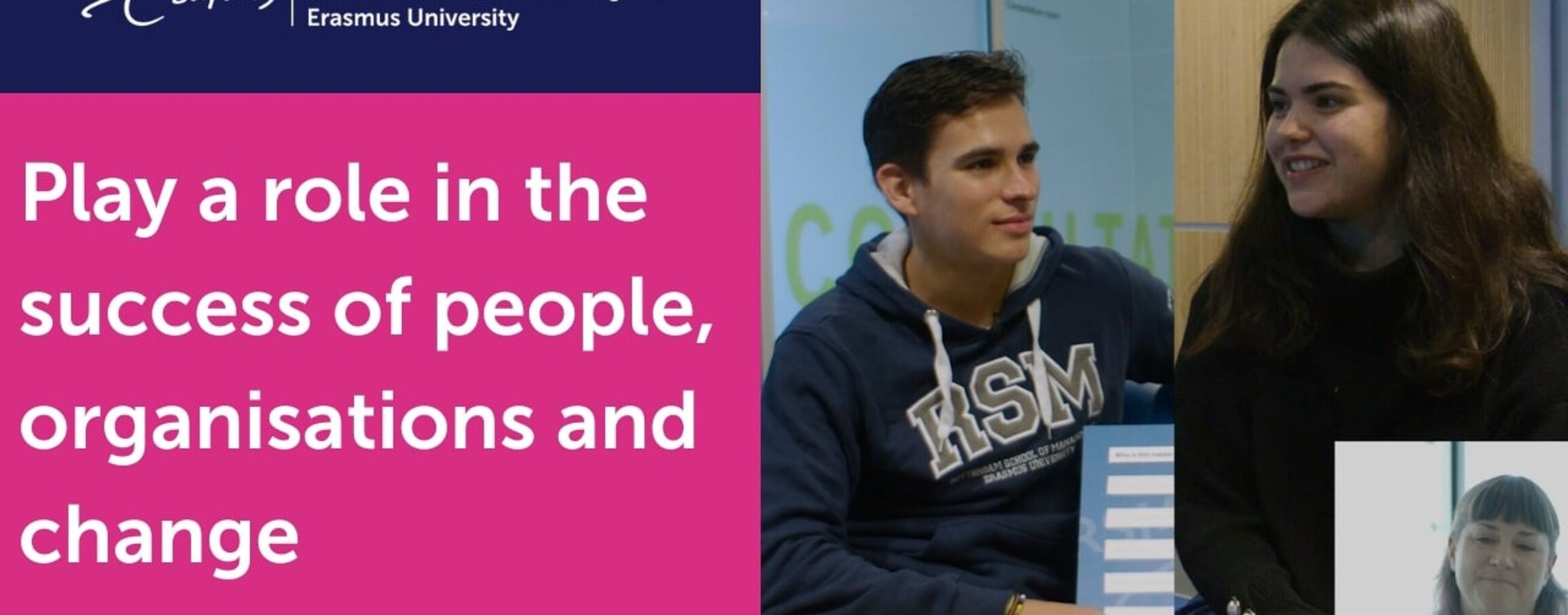 thumbnail for HRM promotion video with students and academic director