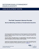The Path Towards A Service Provider: Service Marketing and Sales at VanderLande Industries cover