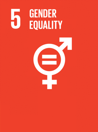 SDG 5 Gender equality sign