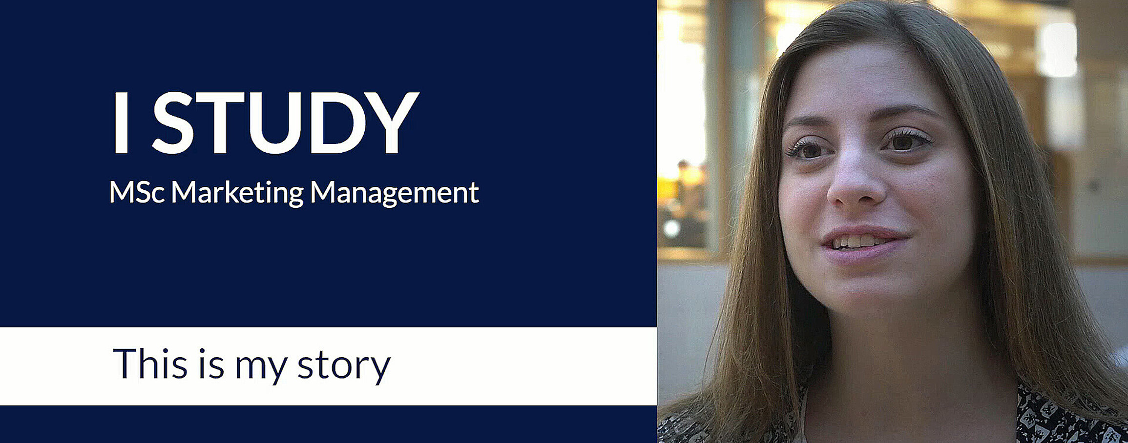 A student on the RSM MSc in Marketing Management programme