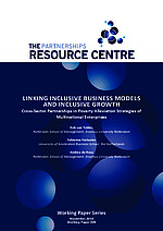 Linking Inclusive Business Models and Inclusive Growth cover