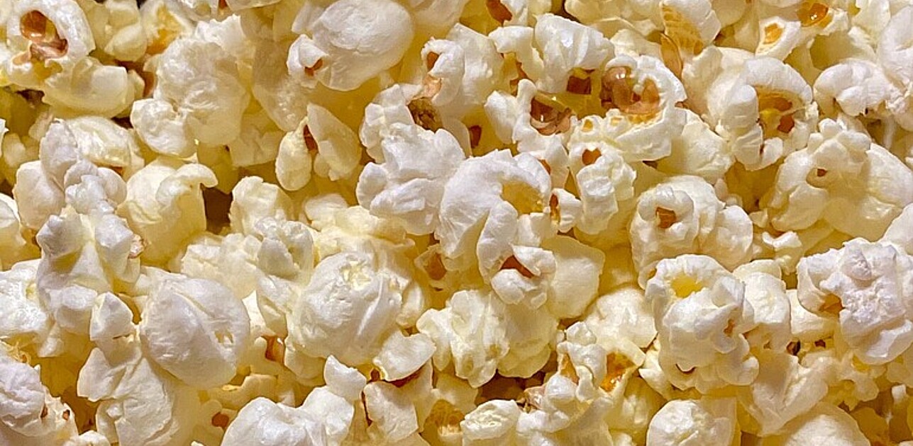 A photo shows popcorn