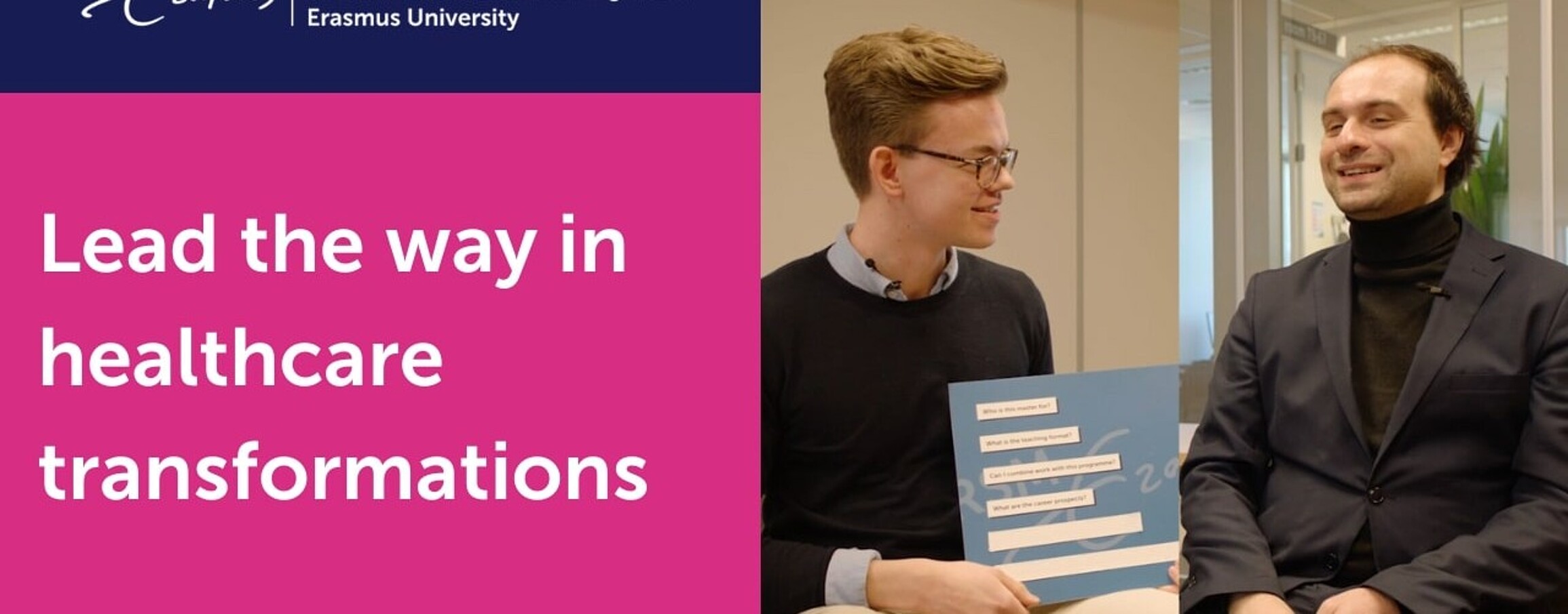 thumbnail for HRM promotion video with students and academic director