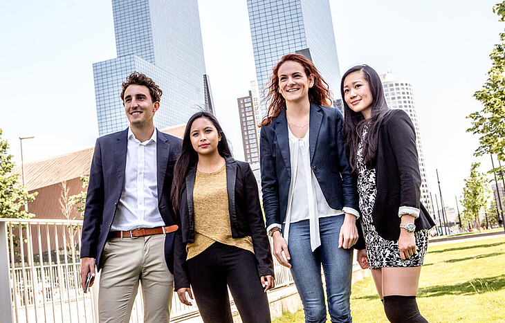 Students on campus