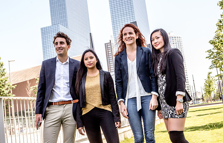 Students on campus