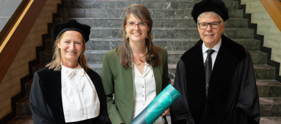 From L to R: Prof. Karen Maas, Dr Annebeth Roor-Wubs, Prof. Dirk Schoenmaker
