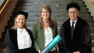 From L to R: Prof. Karen Maas, Dr Annebeth Roor-Wubs, Prof. Dirk Schoenmaker
