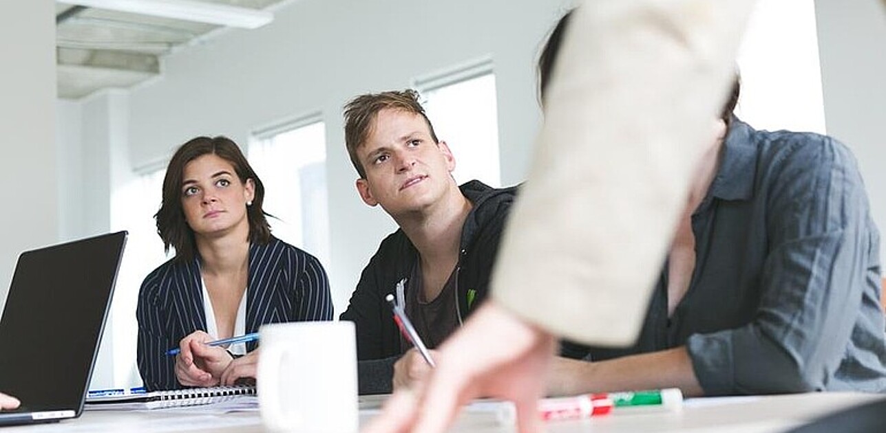 People in office room