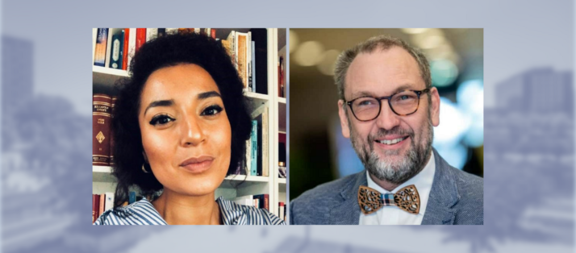 Dr Malika Ouacha and Professor Lucas Meijs