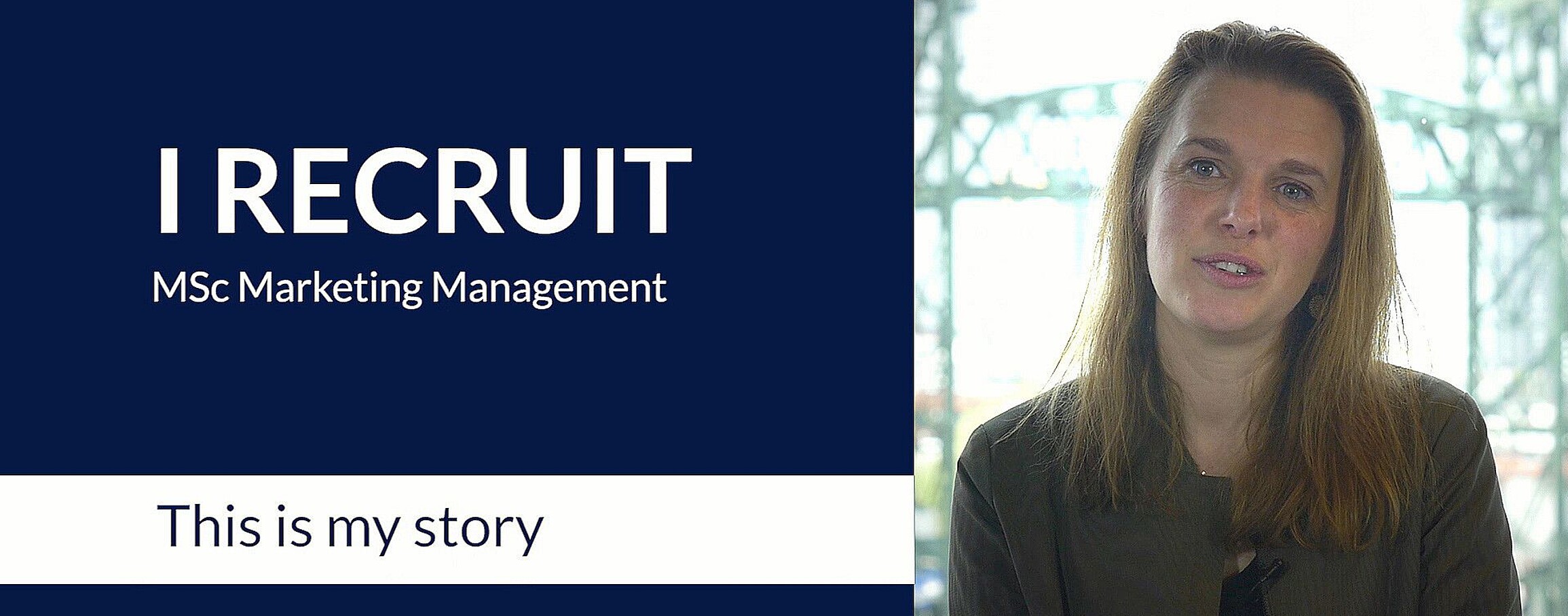 Video: an alumnus talks about the MSc Marketing Management