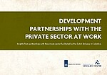 Development Partnerships with the Private Sector at Work cover