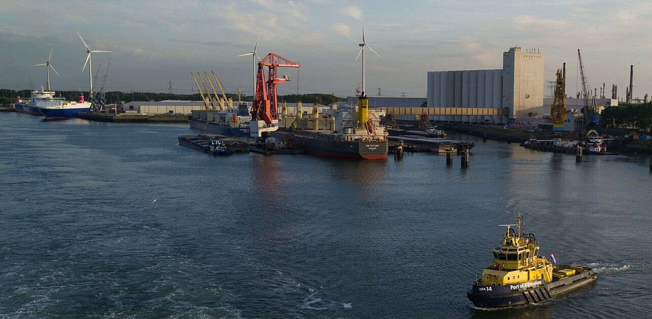 The port of Rotterdam