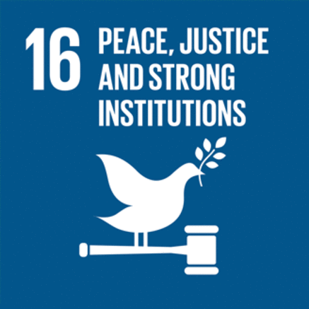 16: Peace and Justice Strong Institutions