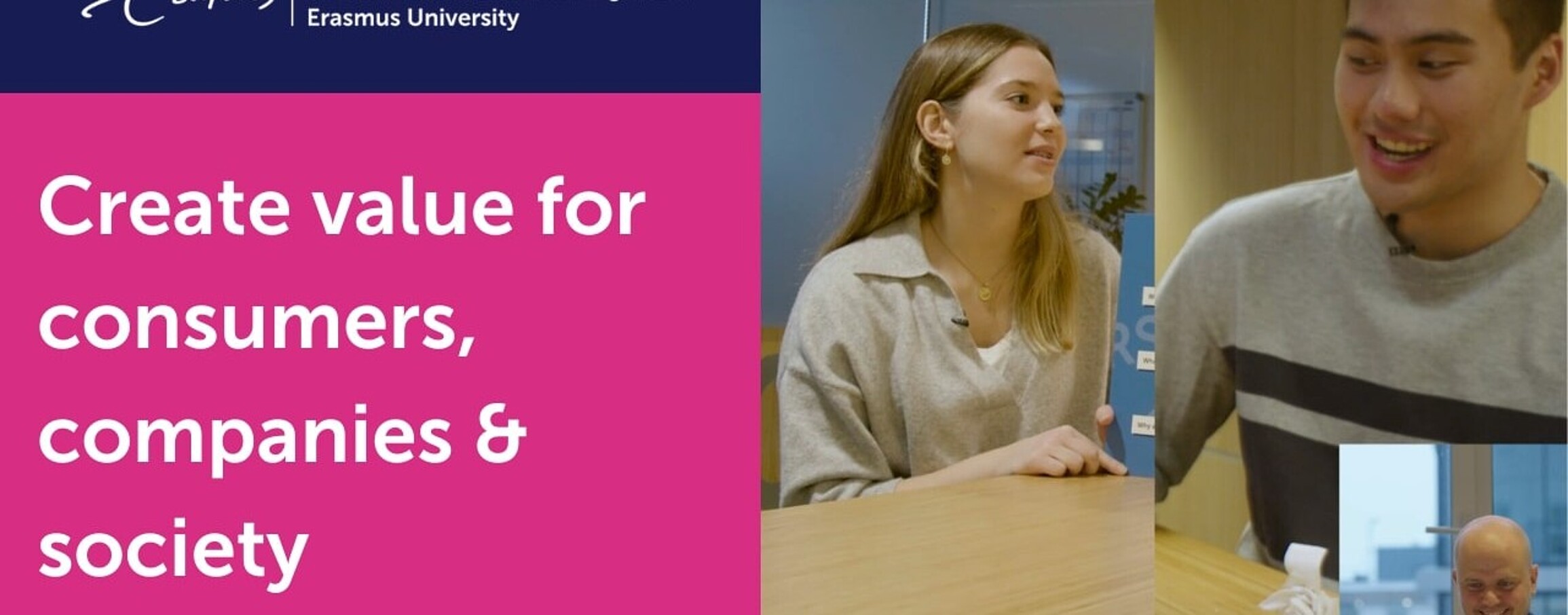 thumbnail for HRM promotion video with students and academic director