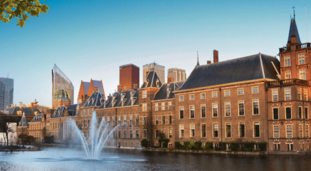 Picture of the city centre of The Hague