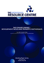The Climate Change - Development Nexus and Tripartite Partnerships cover