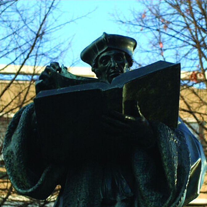 Erasmus statue