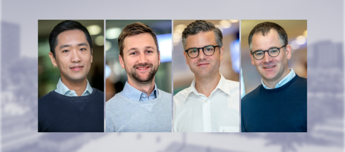 Left to right: Xu Guosong, Robin Doettling, Emanuel Ubert and Thomas Lambert