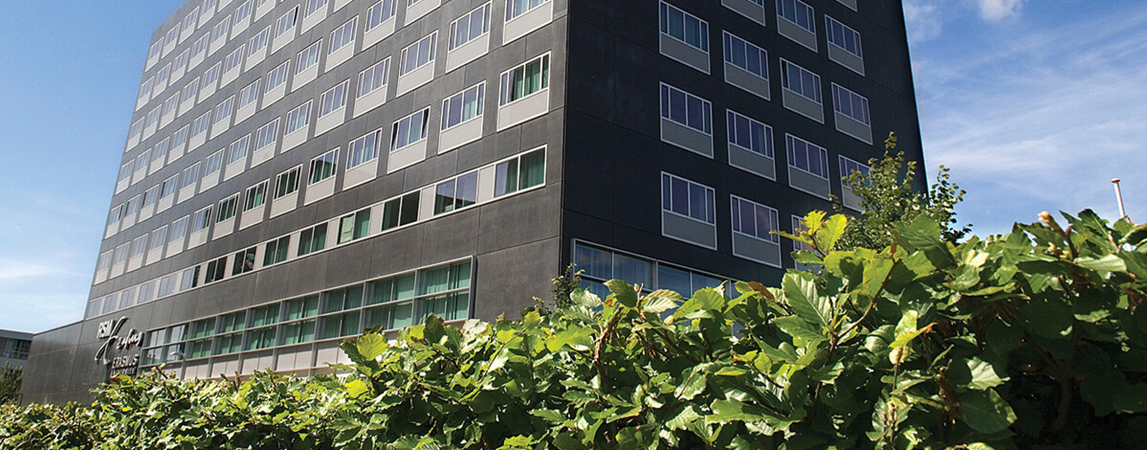 Erasmus University Rotterdam campus building.