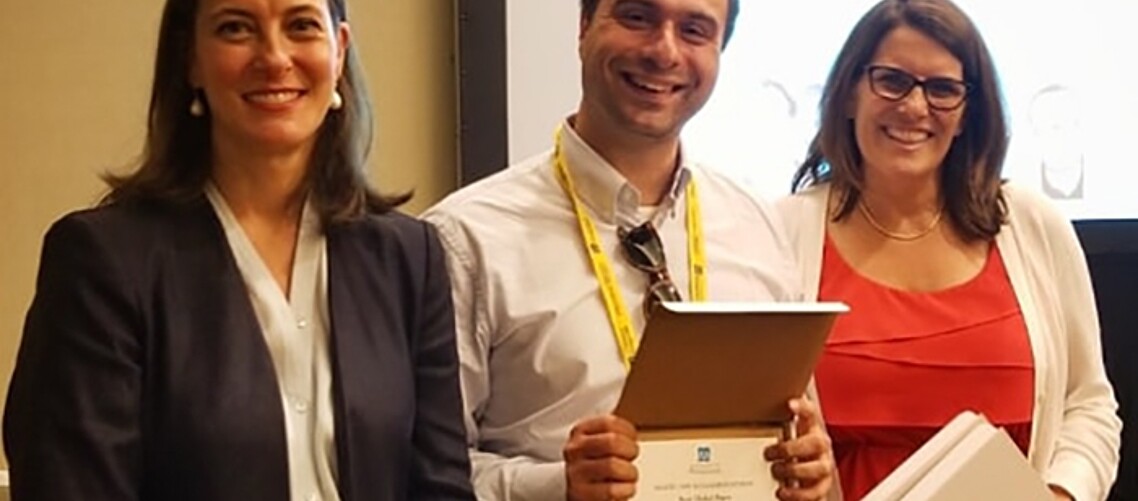 Dr Stefano Tasselli wins Best Global Paper Award