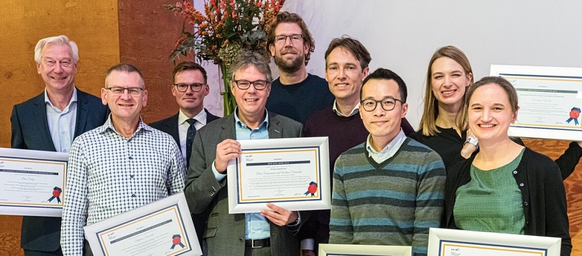 ERIM Award Winners 2019 with Prof. Heugens