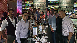 Singapore alumni chapter having new year's drinks in 2020
