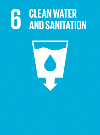SDG 6: Clean water and sanitation sign